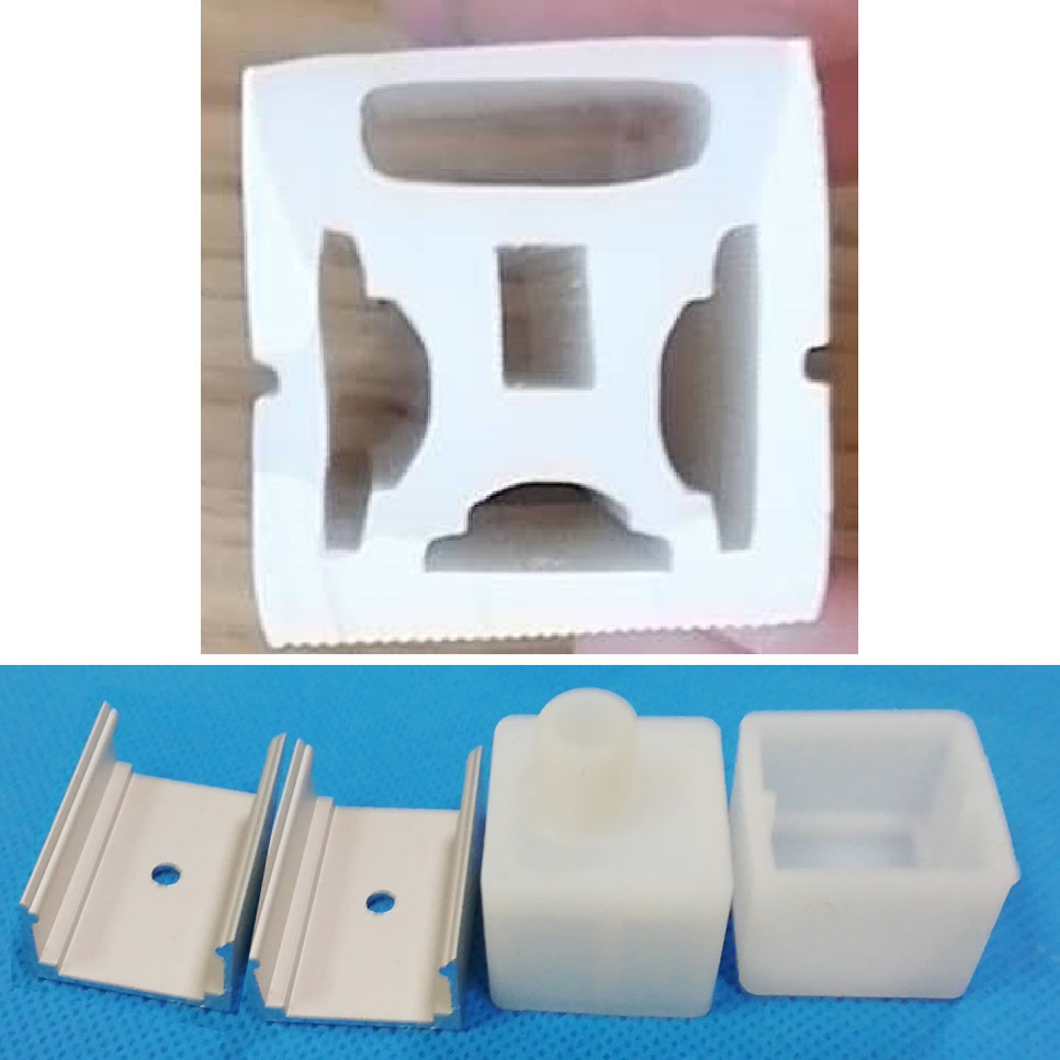 LED Strip Lights Diffuser Waterproof Silicone Tube 120° Side Or Top Emitting 20*20mm LED Strip Lights Diffuser Waterproof Silicone Tube 120° Side Or Top Emitting 20*20mm